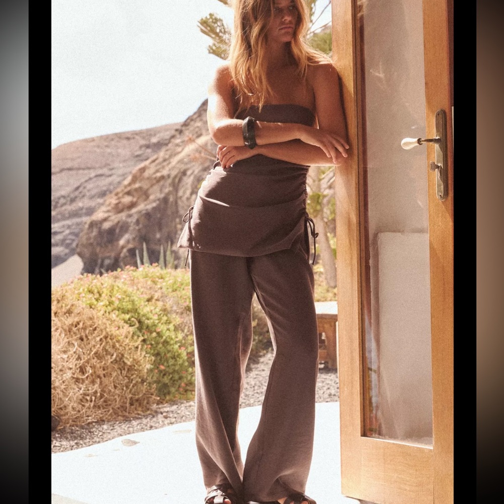 Elegant Brown Women's Pants